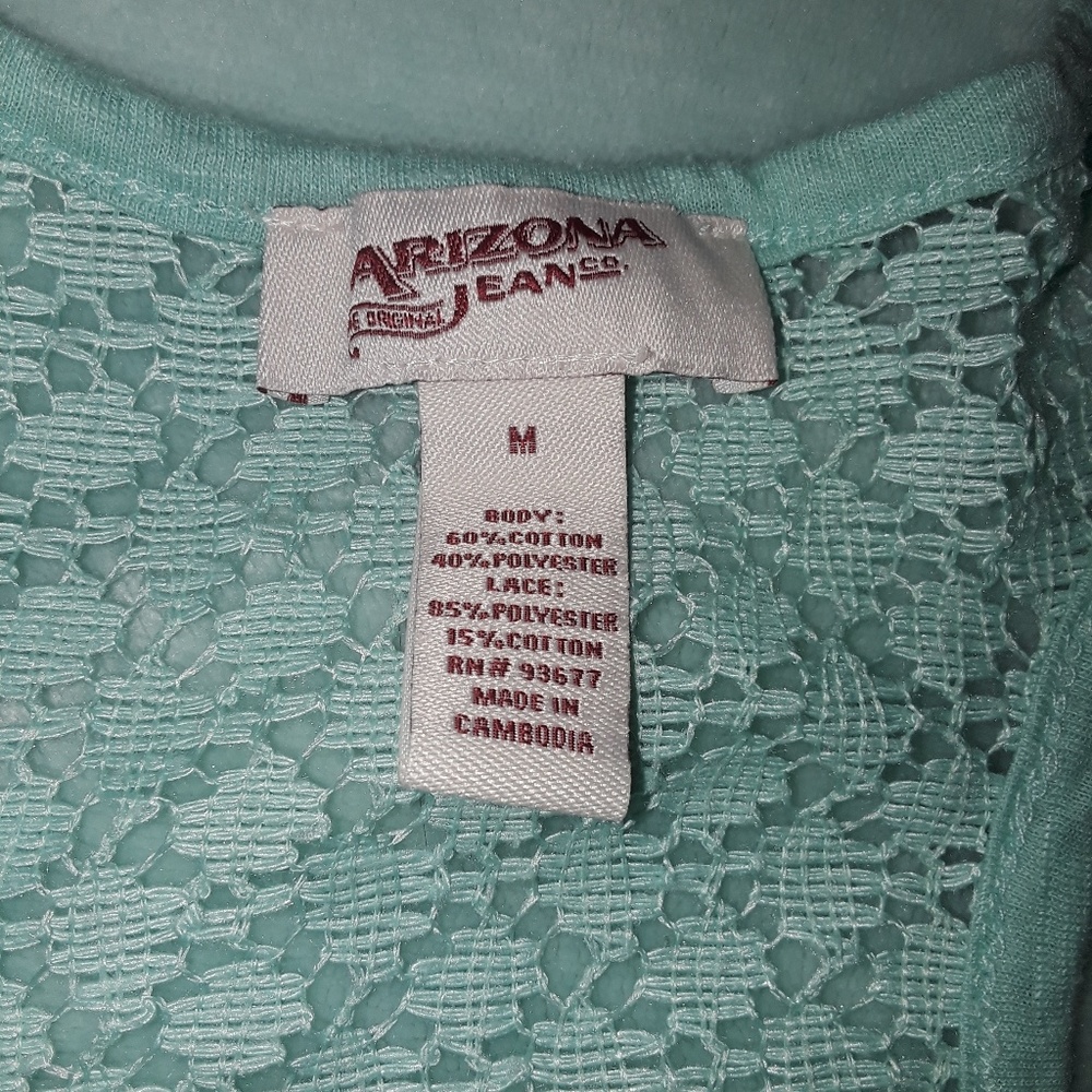 Light blue racerback tank top with back details